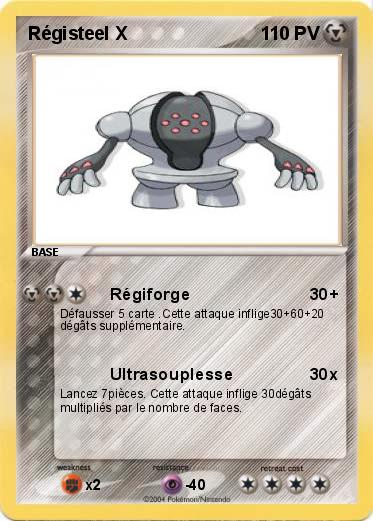 Pokemon Régisteel X