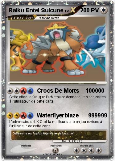 Pokemon Raiku Entei Suicune