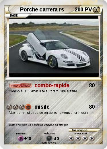 Pokemon Porche carrera rs