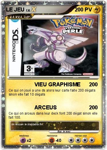 Pokemon LE JEU