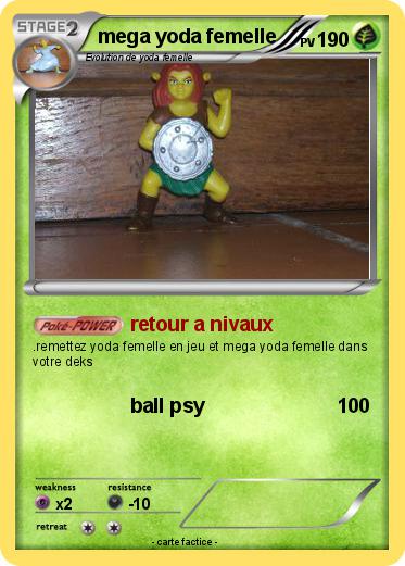 Pokemon mega yoda femelle
