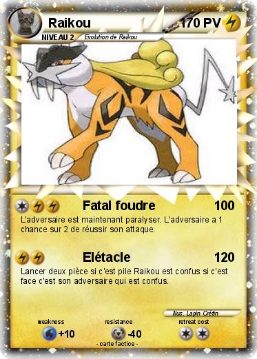 Pokemon Raikou