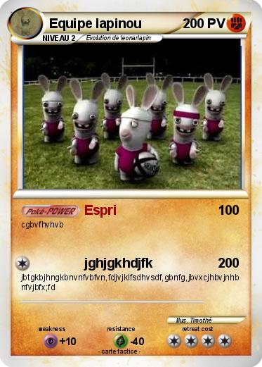 Pokemon Equipe lapinou