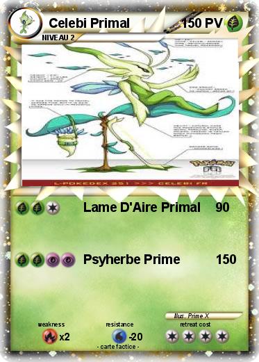 Pokemon Celebi Primal