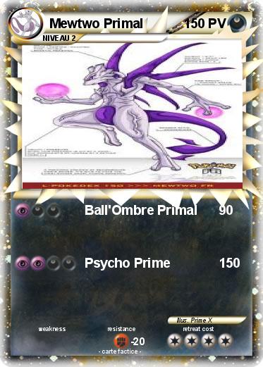 Pokemon Mewtwo Primal