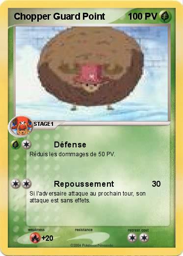 Pokemon Chopper Guard Point