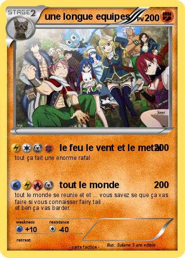 Pokemon une longue equipes