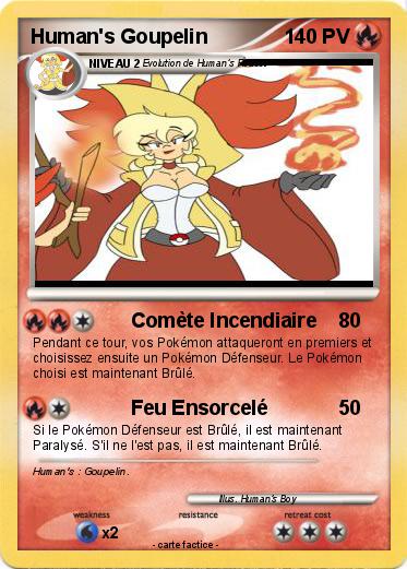 Pokemon Human's Goupelin