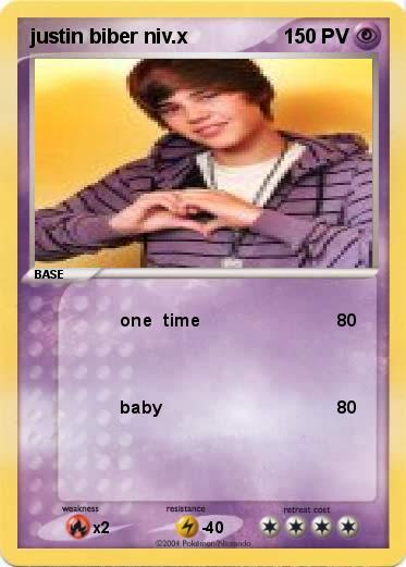 Pokemon justin biber niv.x