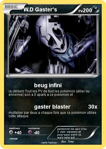 Pokemon W.D Gaster's