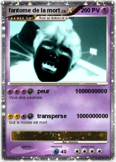 Pokemon fantome de la mort