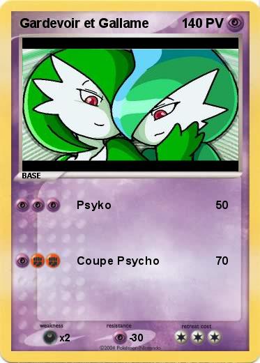 Pokemon Gardevoir et Gallame