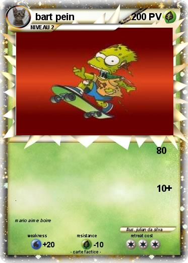 Pokemon bart pein