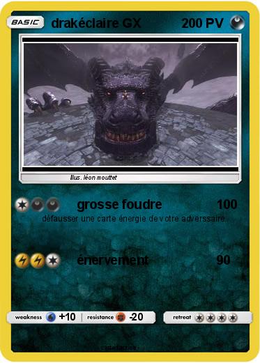 Pokemon drakéclaire GX