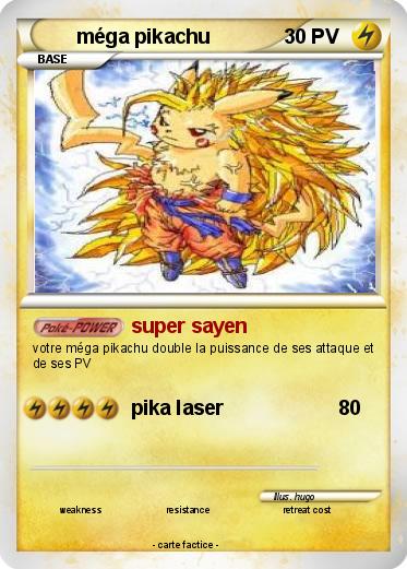 Pokemon méga pikachu