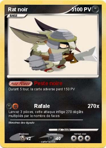 Pokemon Rat noir                              5