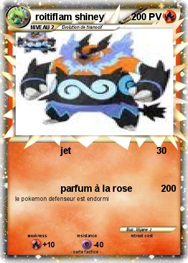 Pokemon roitiflam shiney