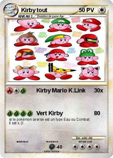 Pokemon Kirby tout
