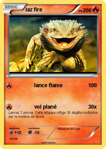 Pokemon laz fire