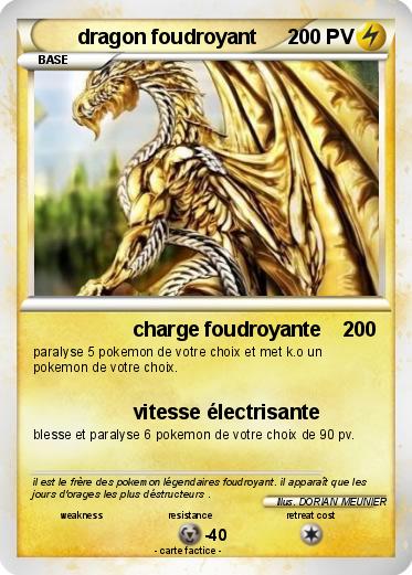 Pokemon dragon foudroyant