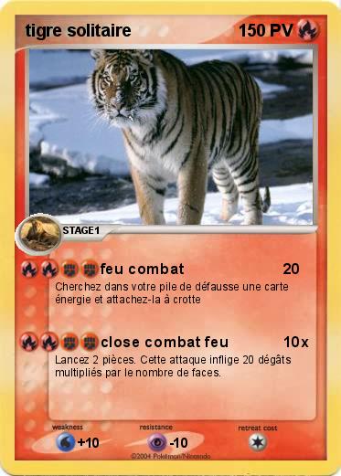 Pokemon tigre solitaire
