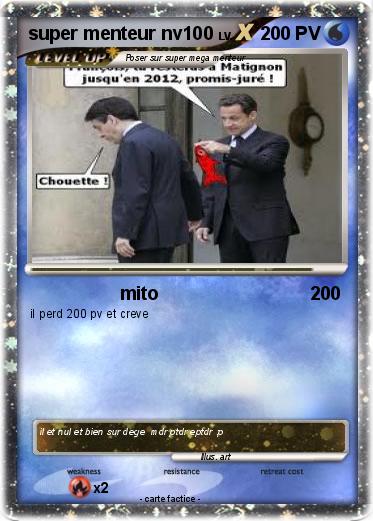 Pokemon super menteur nv100