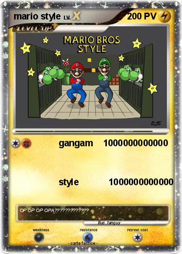 Pokemon mario style