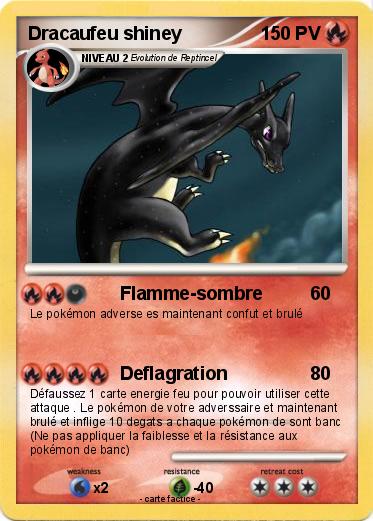 Pokemon Dracaufeu shiney