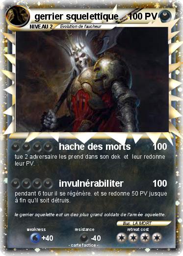 Pokemon gerrier squelettique