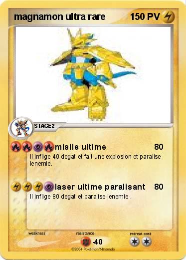 Pokemon magnamon ultra rare