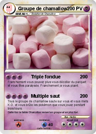 Pokemon Groupe de chamallow