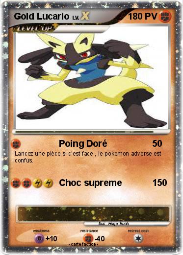 Pokemon Gold Lucario