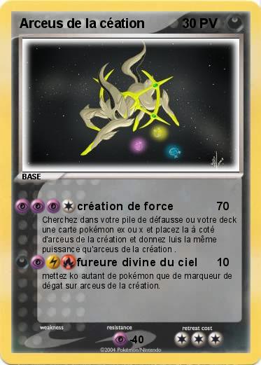Pokemon Arceus de la céation