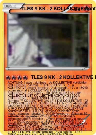 Pokemon TLES 9 KK . 2 KOLLEKTIVE Danfoss ™
