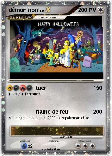 Pokemon démon noir