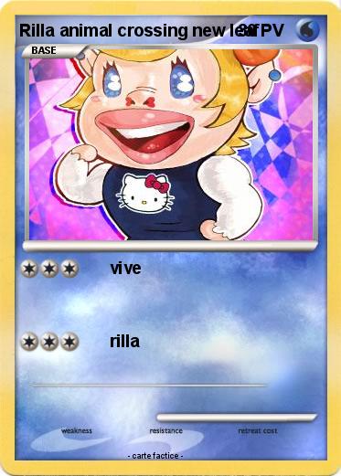 Pokemon Rilla animal crossing new leaf