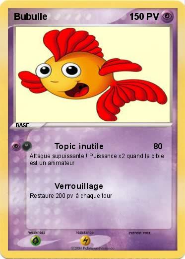 Pokemon Bubulle