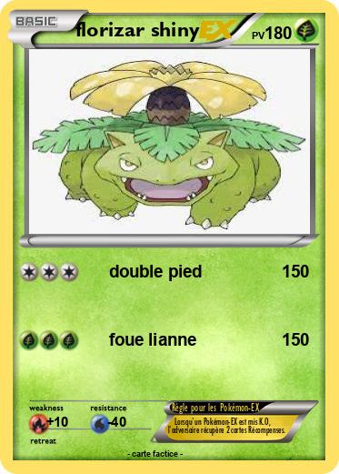 Pokemon florizar shiny