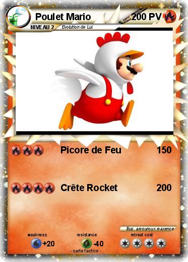 Pokemon Poulet Mario