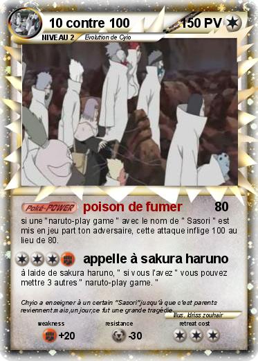 Pokemon 10 contre 100