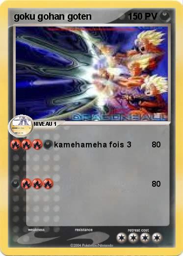 Pokemon goku gohan goten
