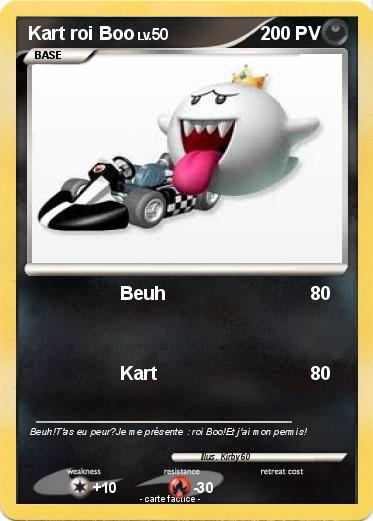 Pokemon Kart roi Boo