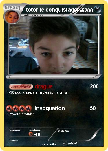 Pokemon totor le conquistador X