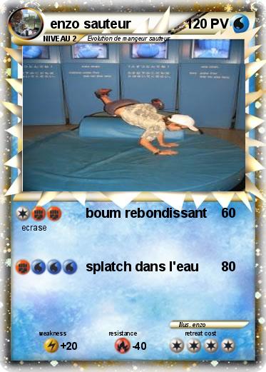 Pokemon enzo sauteur