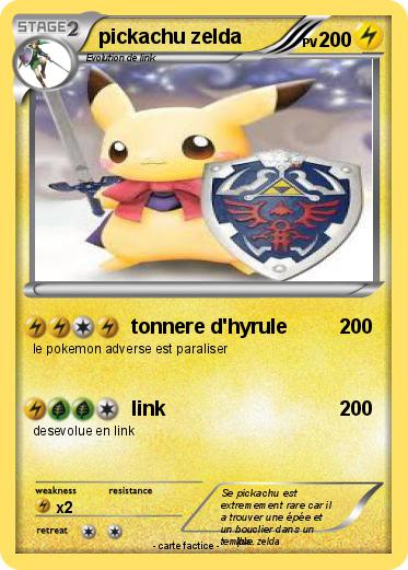 Pokemon pickachu zelda