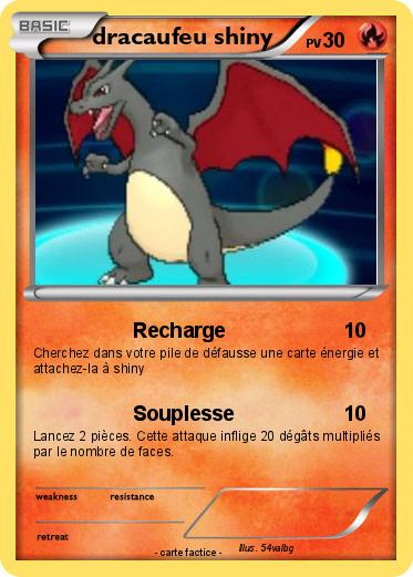 Pokemon dracaufeu shiny