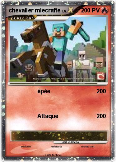 Pokemon chevalier miecrafte