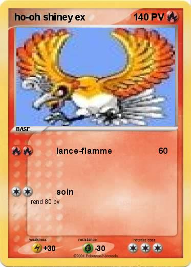 Pokemon ho-oh shiney ex