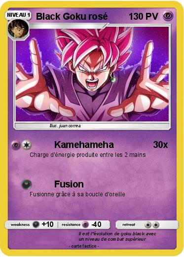 Pokemon Black Goku rosé