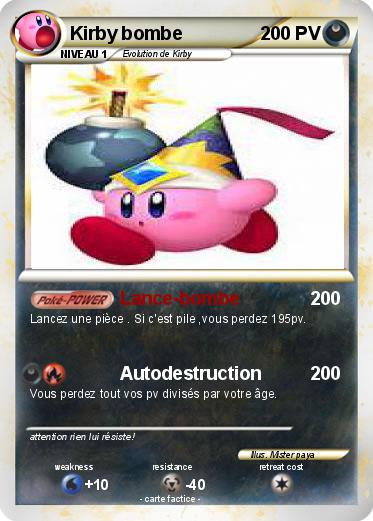 Pokemon Kirby bombe